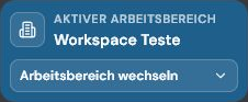Seitenleistenkarte mit dem aktiven Arbeitsbereich.